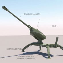 Unmanned automated howitzer system - balkannovoteh